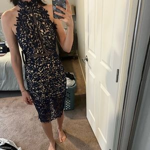Lulu lace midi dress